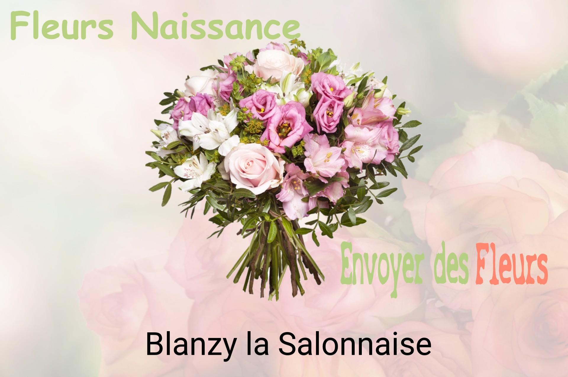 Bouquet de fleurs de naissance livré à Blanzy-la-Salonnaise