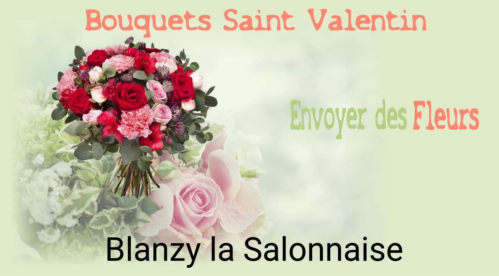 Roses de Saint-Valentin livrées à Blanzy-la-Salonnaise
